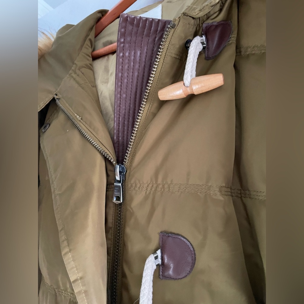 Women's Mustard Parka Coat - Picture 12 of 12